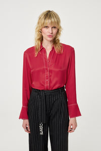 Stella Blouse | Disco Red