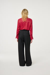 Stella Blouse | Disco Red