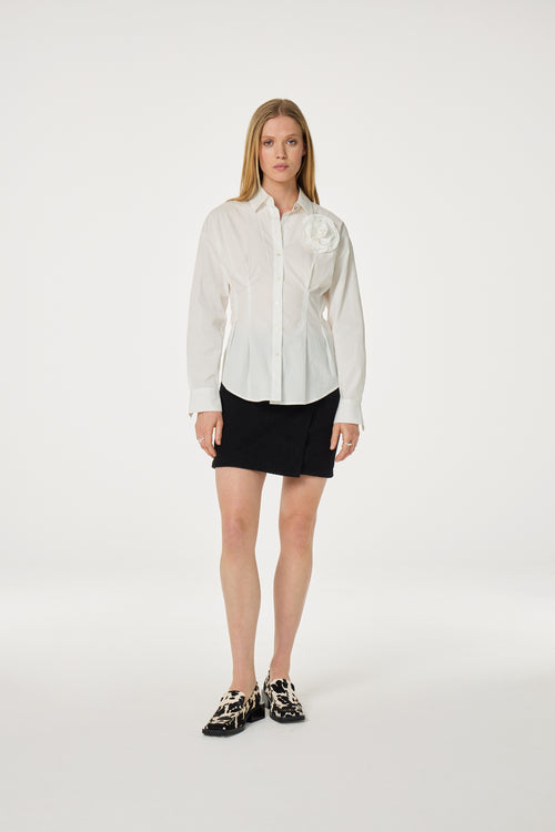 Irina Blouse | Crispy White