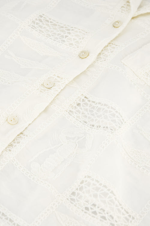 Farida Blouse | Cosy White
