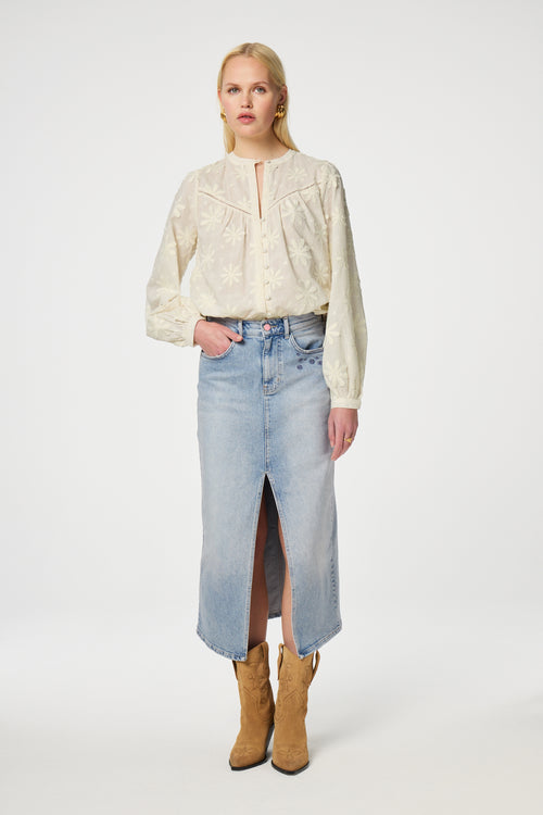Fiore Blouse | Warm White