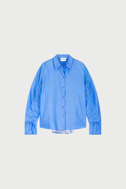 Navina Blouse | Blue/Green