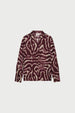 Kaia Blouse | Deep Burgundy/Creme