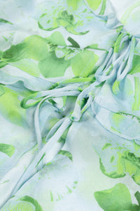 Tinie Blouse | Light Blue/Green