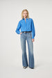 Dina Blouse | Marina Blue/Cosy White