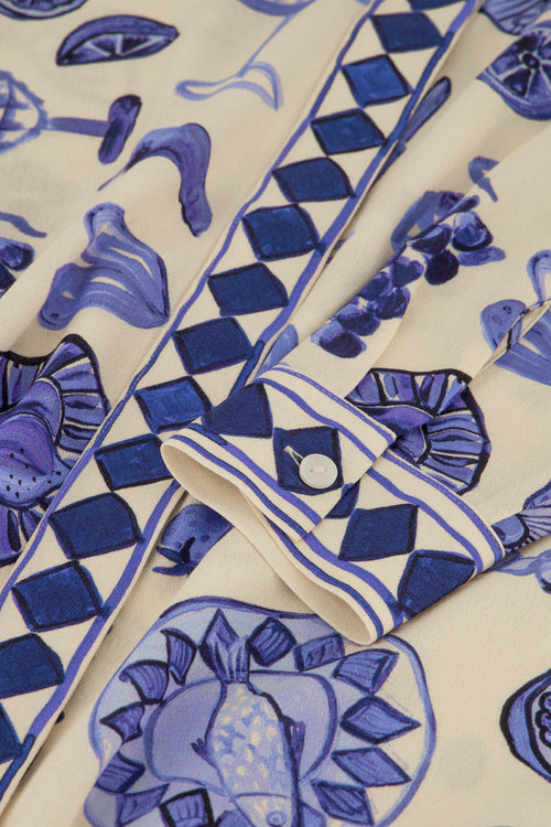 Gala Blouse | Creme Brulee/French