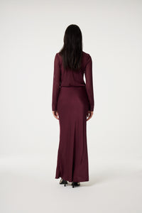 Georgia Blouse | Deep Burgundy