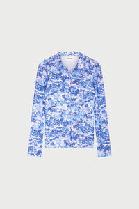 Kevis Blouse | Blue/Cosy White