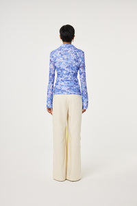 Kevis Blouse | Blue/Cosy White
