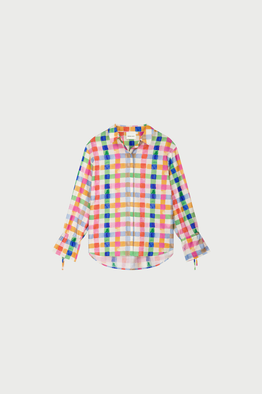 Alicia Blouse | Cosy White/Solar Orange