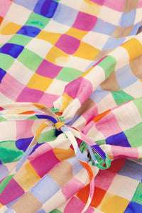 Alicia Blouse | Cosy White/Solar Orange