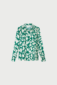 Coco Blouse | Evergreen/Cosy White