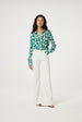 Coco Blouse | Evergreen/Cosy White