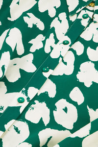 Coco Blouse | Evergreen/Cosy White