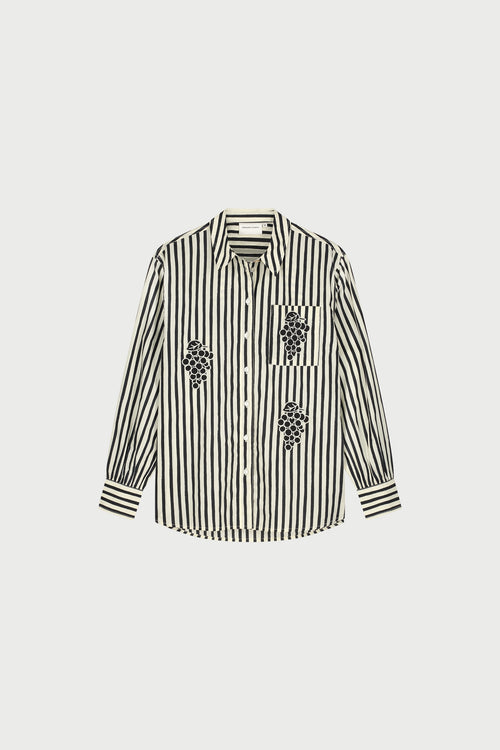 Alex Blouse | Cosy White/Black