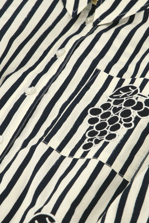 Alex Blouse | Cosy White/Black