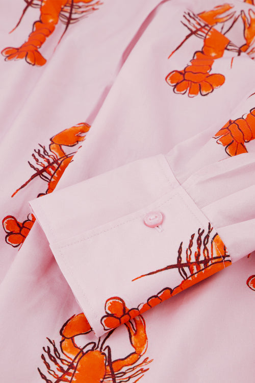 Tony Blouse | Cherry Blossom/Tangerine Tango