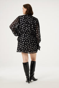 Kylie Blouse | Black/Silver