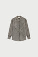 Alex Heart Blouse | Cosy White/Black Ink