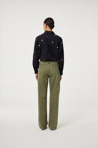 Alena Blouse | Black Ink/Multi