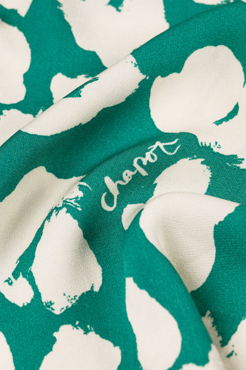 Starlet Blouse | Evergreen/Cosy White