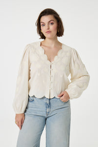 Rani Blouse | Cosy White