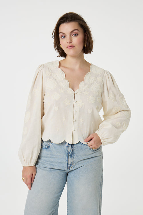 Rani Blouse | Cosy White