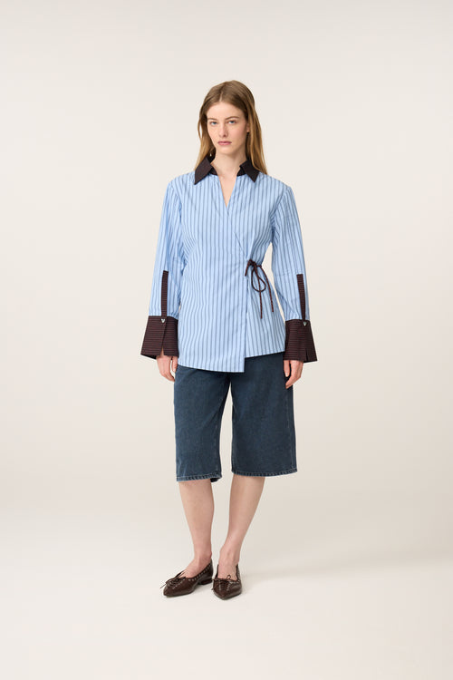 Tamar Blouse | Multi Blue