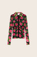 Yanna Blouse | Fab Fuchsia/Black