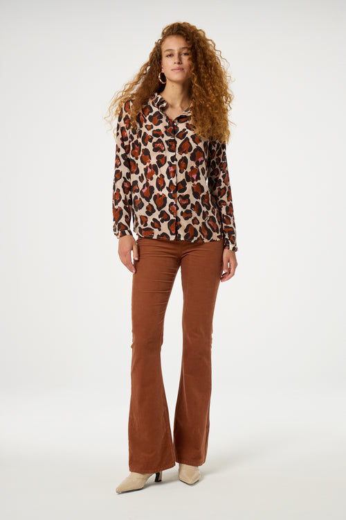 Sunrise Blouse | Nougat/Black
