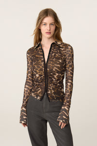 Yanna Blouse | Toffee/Camel Club