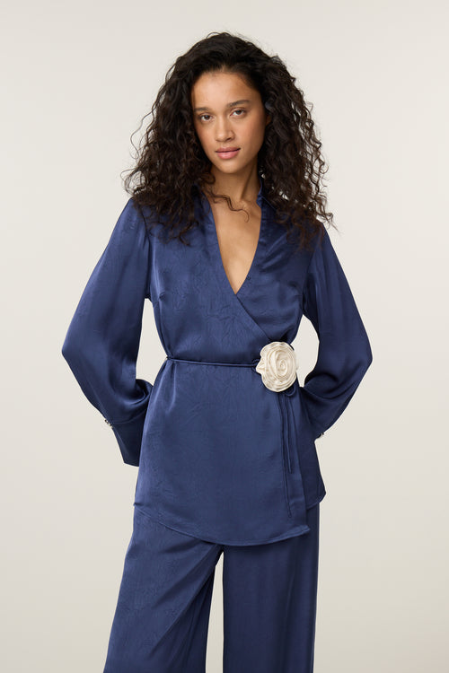 Emma Blouse | Maritime Blue