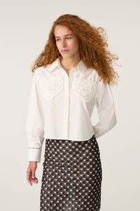 Haidy Blouse | Crispy White