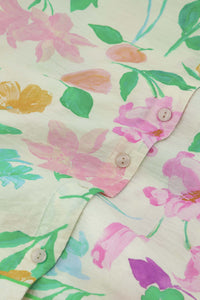 Brock Blouse | Warm White/Green Glo