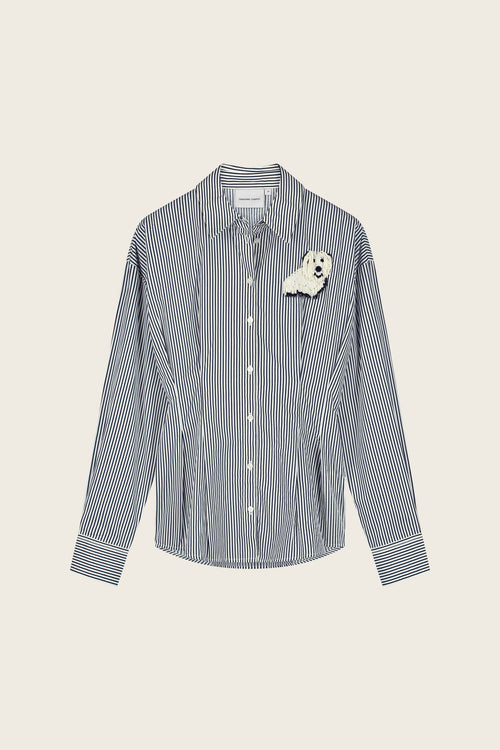 Irina Blouse | Maritime Blue/Cosy White