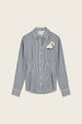 Irina Blouse | Maritime Blue/Cosy White