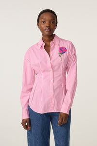 Irina Blouse | Pink/Cosy White