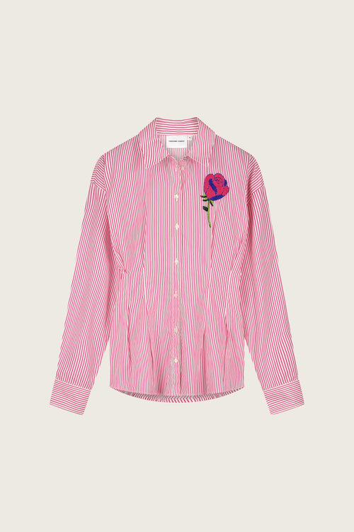 Irina Blouse | Pink/Cosy White