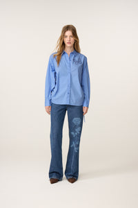 Lux Blouse | Riad Blue