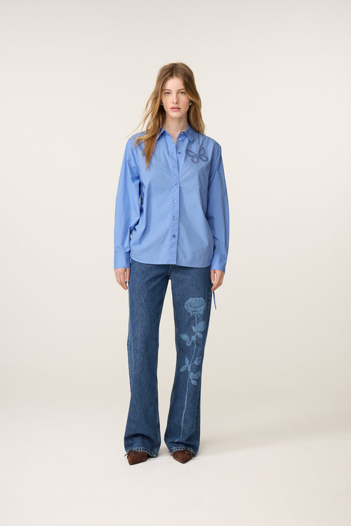 Lux Blouse | Riad Blue