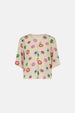 Starlet Blouse | Warm White/Pink Drea