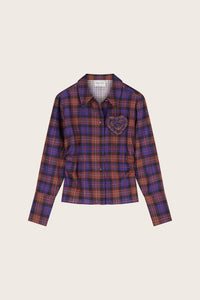 Charli Blouse | Deep Purple/Orange