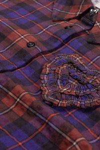 Charli Blouse | Deep Purple/Orange