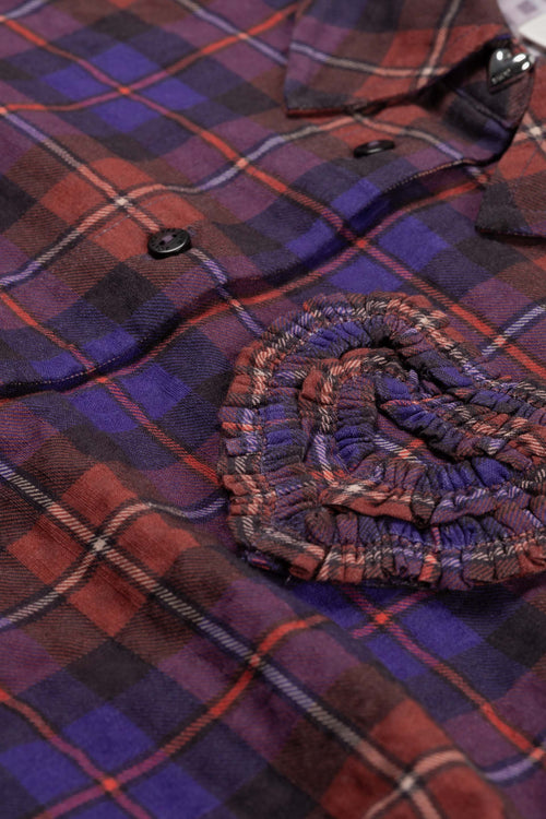Charli Blouse | Deep Purple/Orange