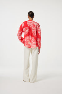 Lente Blouse | Warm White/Tropical
