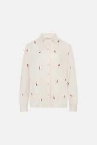 Lot Embro Blouse | Cosy White