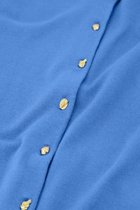 Molly Short Sleeves Cardigan | Marina Blue