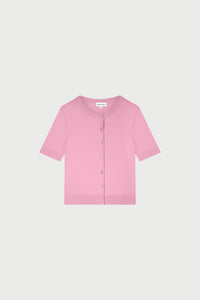 Molly Short Sleeves Cardigan | Pink Rendez Vous