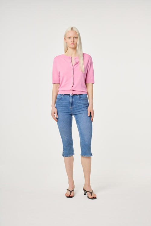 Molly Short Sleeves Cardigan | Pink Rendez Vous