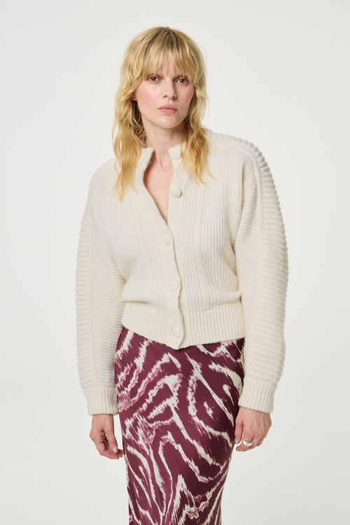 Berber Cardigan | Cosy White